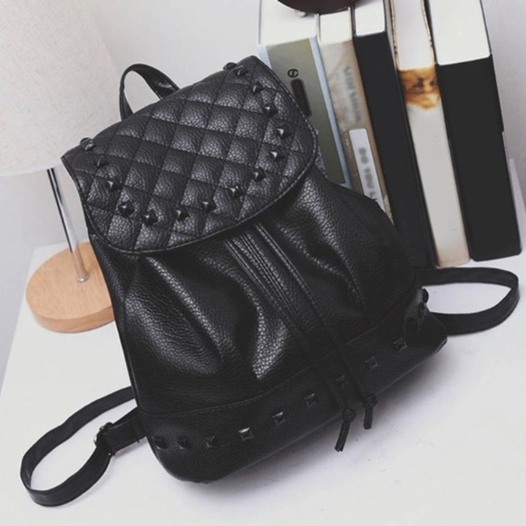 Handbags - 🎉HP🎉 🆕 DUBLIN Studded Vegan Leather Backpack